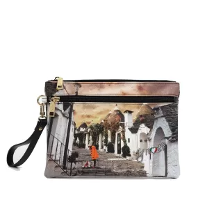 Pochette Media Donna con Zip Y NOT YES-343 Life in Trulli