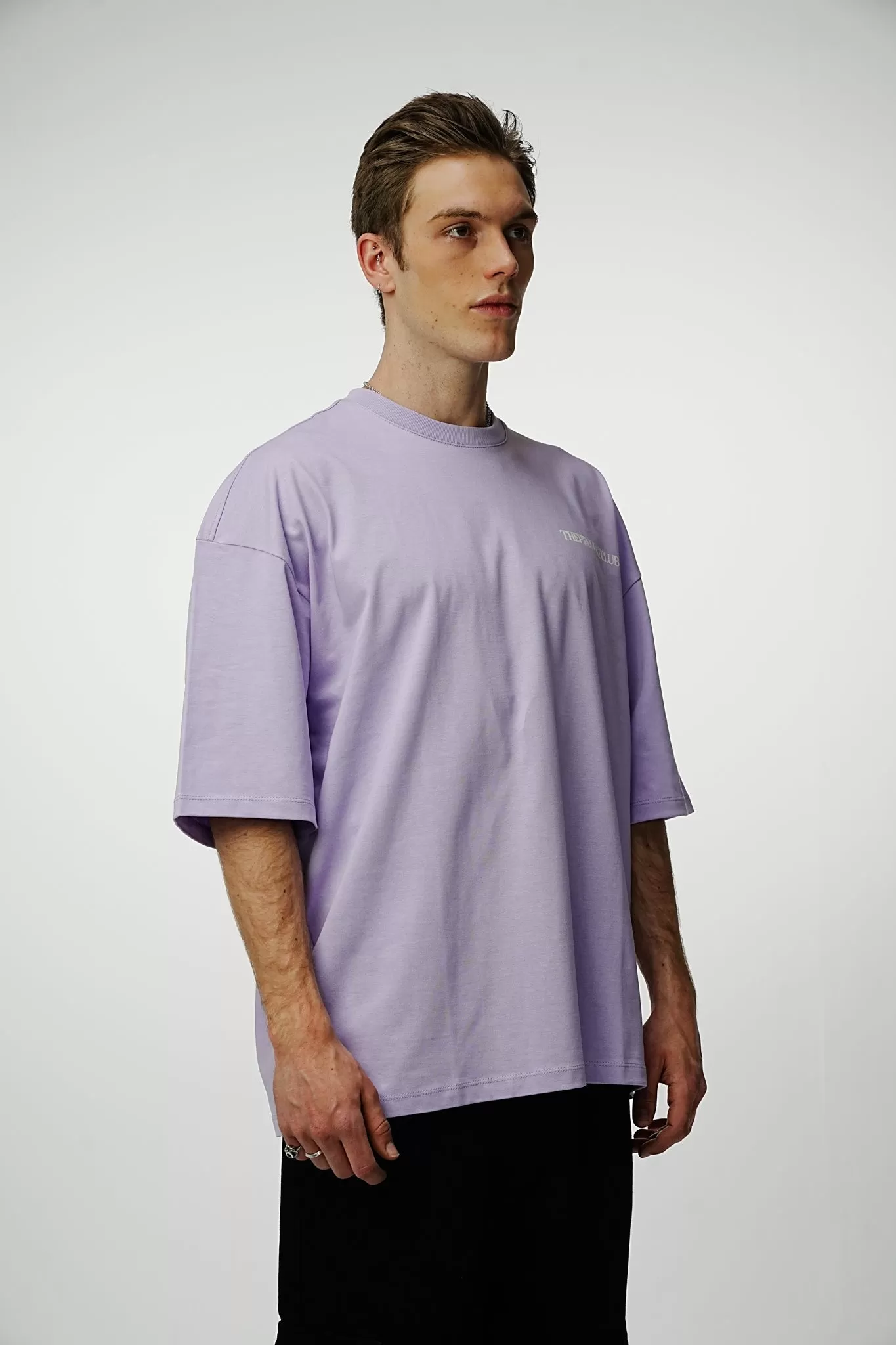 Provoke Heavy Oversized Tee - Lilac