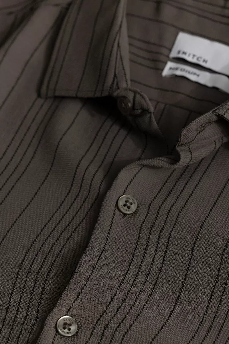 Quartet Grey Stripe Shirt