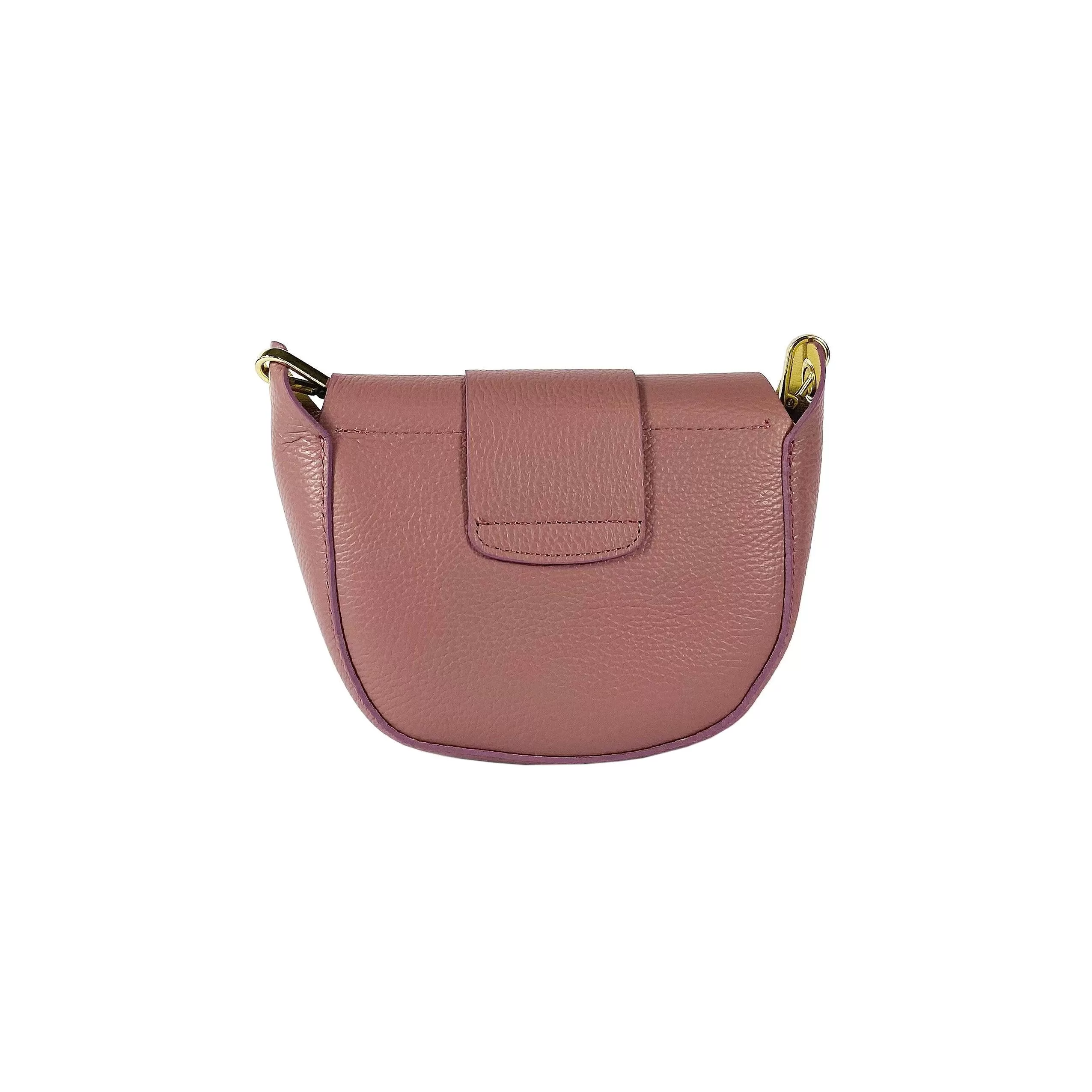 RB1010AZ | Women's Shoulder Bag in Genuine Leather | 21 x 17 x 8 cm