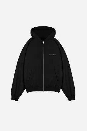 Registered Everyday Zip Up Hoodie - Black