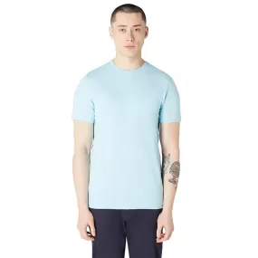 Remus Uomo Stretch Cotton Tee - Light Blue