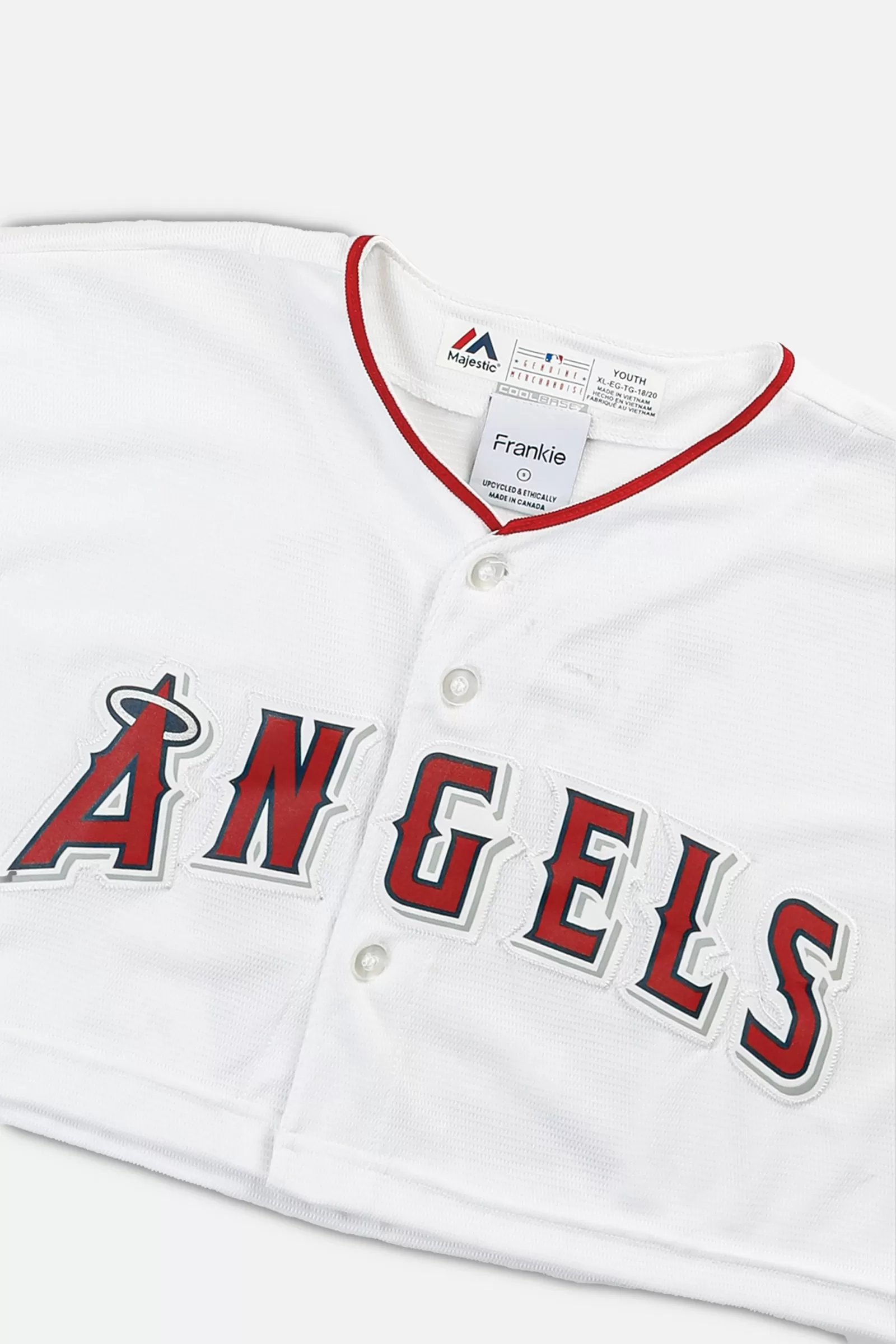 Rework Crop LA Angels MLB Jersey - S