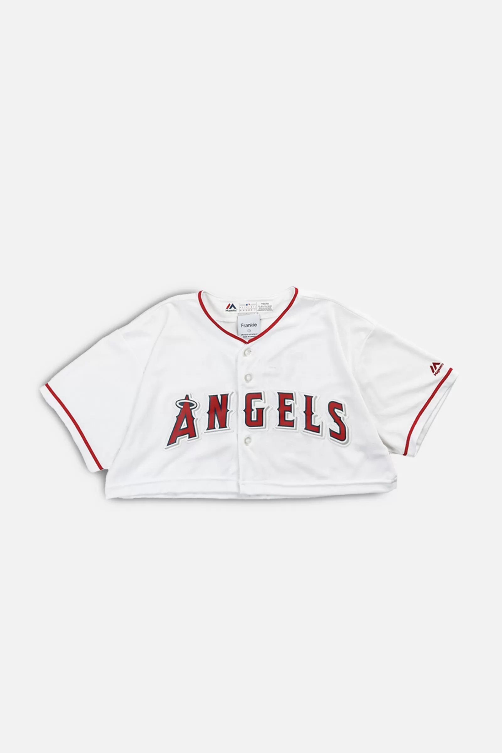 Rework Crop LA Angels MLB Jersey - S