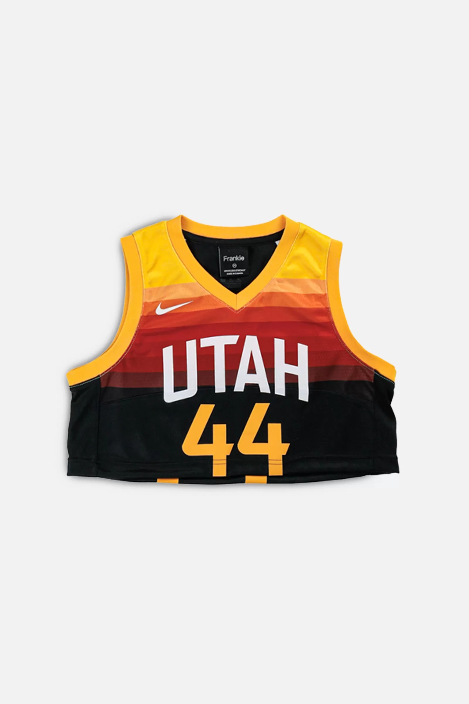 Rework Utah Jazz NBA Crop Jersey - XS