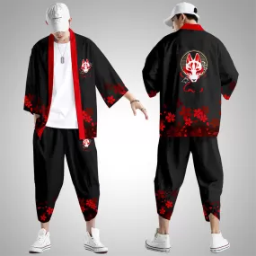 Sakura No Kitsune Haori and Samue Pants