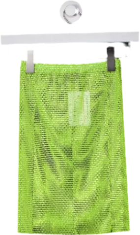 Santa Brands Green Neon Lime Mini Skirt UK XS/S