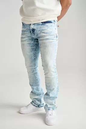 Saprk Premium Stretch Stacked Jean (Bleach Blue)