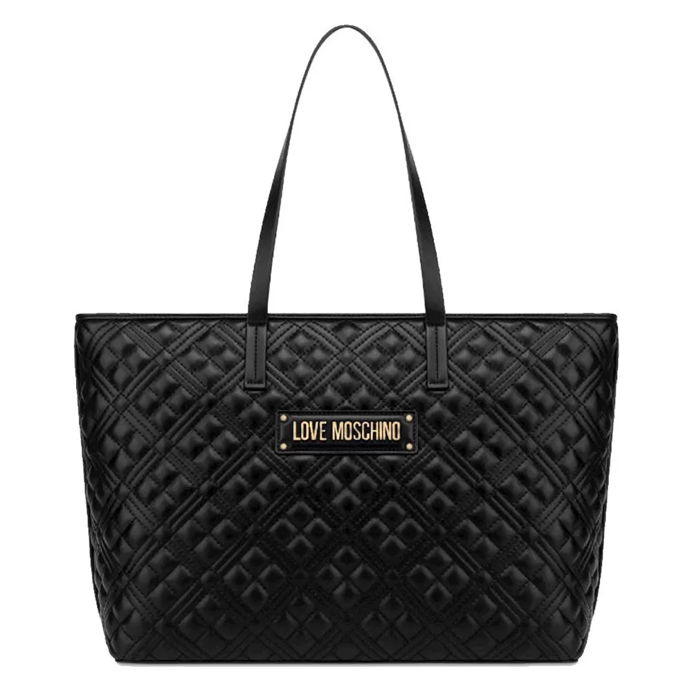 Shopping Bag Donna LOVE MOSCHINO linea Quilted colore Nero JC4166