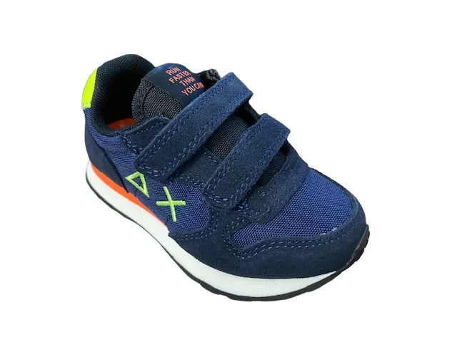 Sun68 baby sneakers Tom Fluo Z42302B 07 navy blue