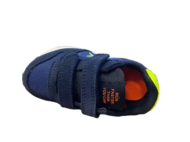 Sun68 baby sneakers Tom Fluo Z42302B 07 navy blue