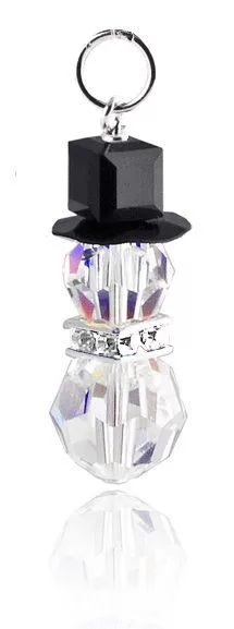 Swarovski Snowman Pendant Kit - Crystal