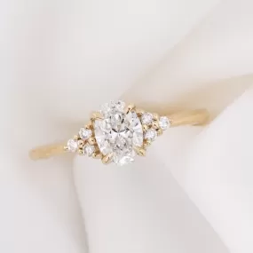 Teresa Ring 0.70ct Lab Diamond, 14k Yellow Gold (One of a kind)