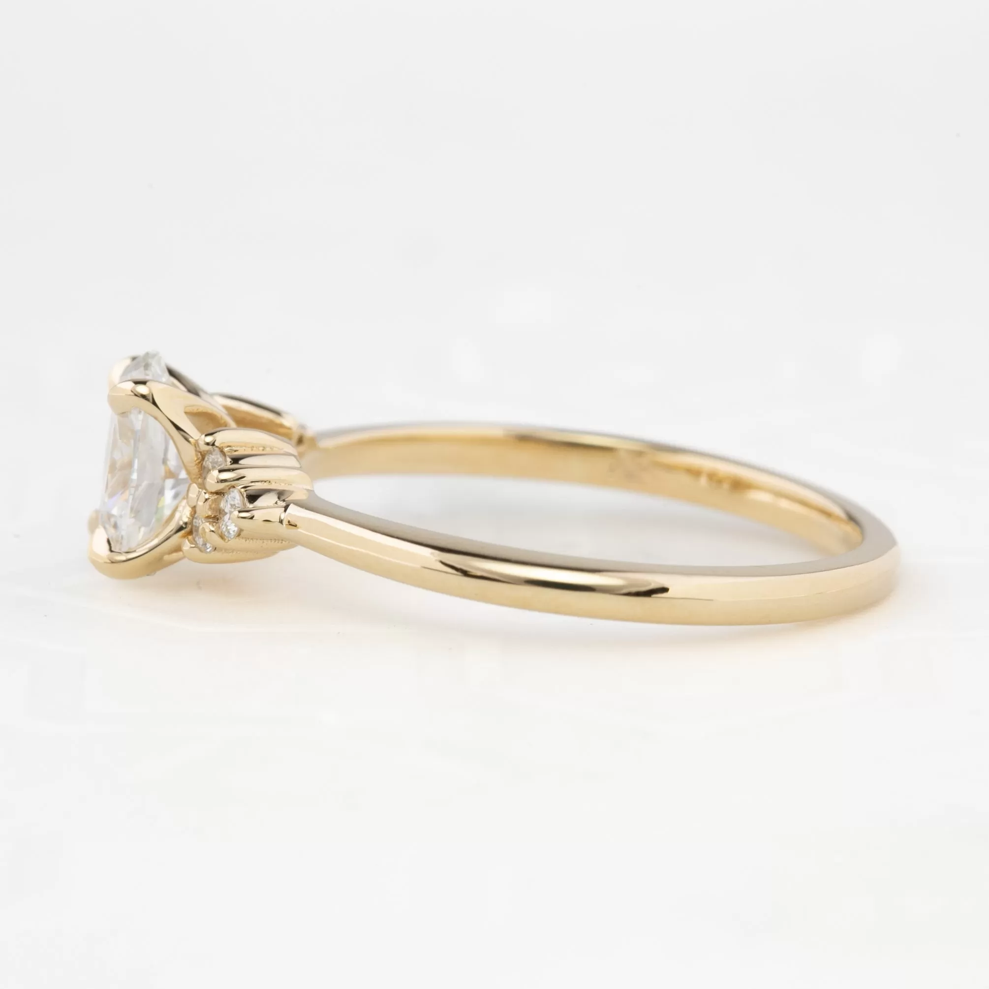 Teresa Ring 0.70ct Lab Diamond, 14k Yellow Gold (One of a kind)