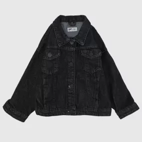 Unisex Black Jean Jacket