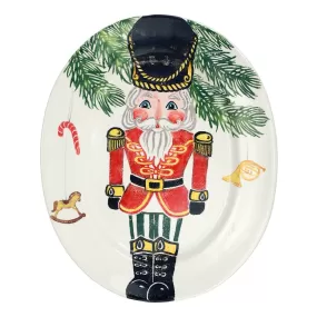 VIETRI Nutcracker Large Oval Platter