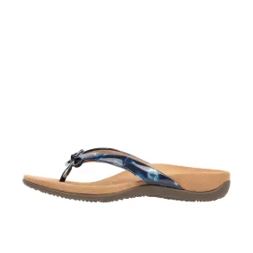 Vionic Womens Bella Toe Post Sandal Navy