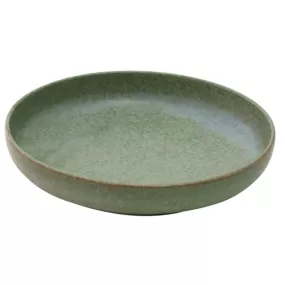 Wabisabi High Edge Dinner Plate - Green