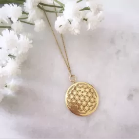 Wisteria London Flower Of Life Necklace