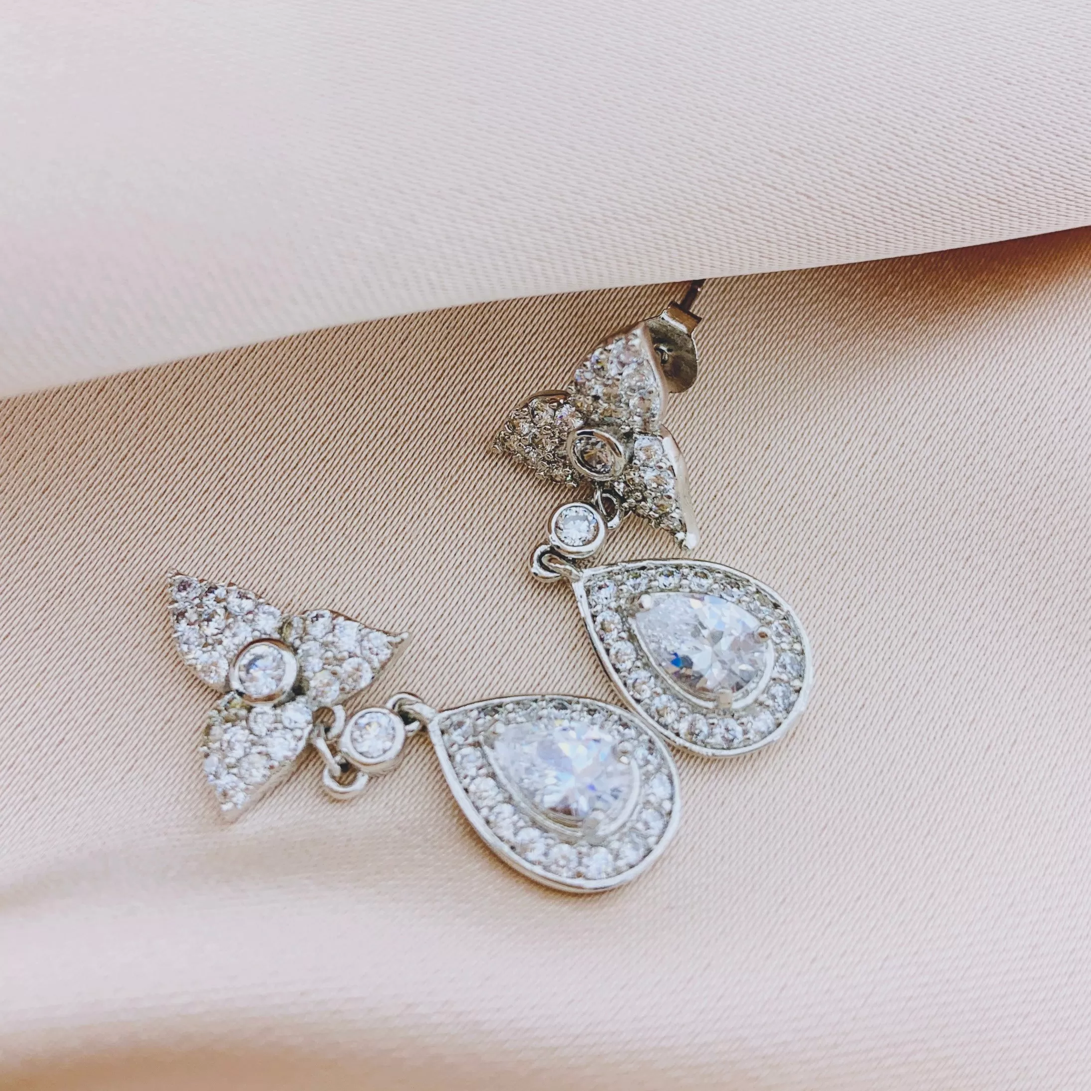 Women's Fashion CZ Bridal Wedding Earring